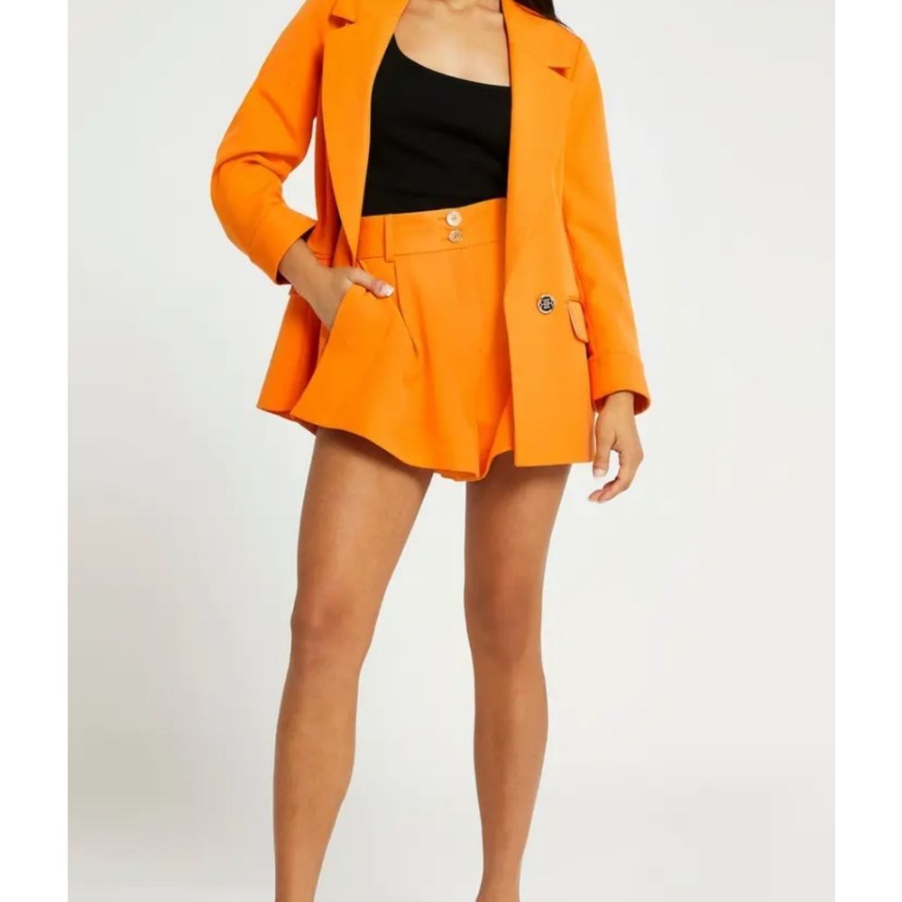 River island orange soft blazer - Picture 2 of 5